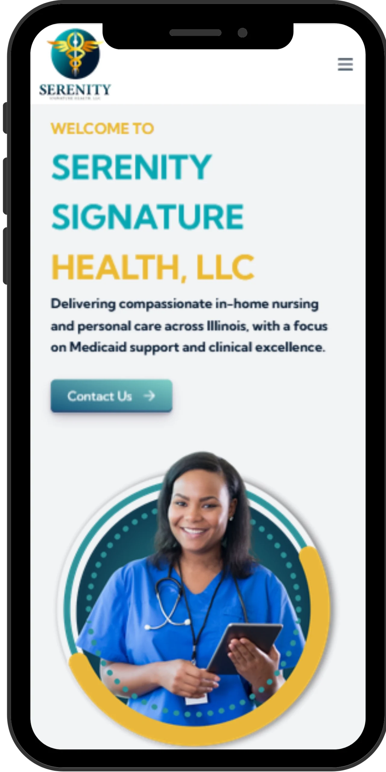 Home Care Website Design 2 Home Care Website Design phone 3 scaled