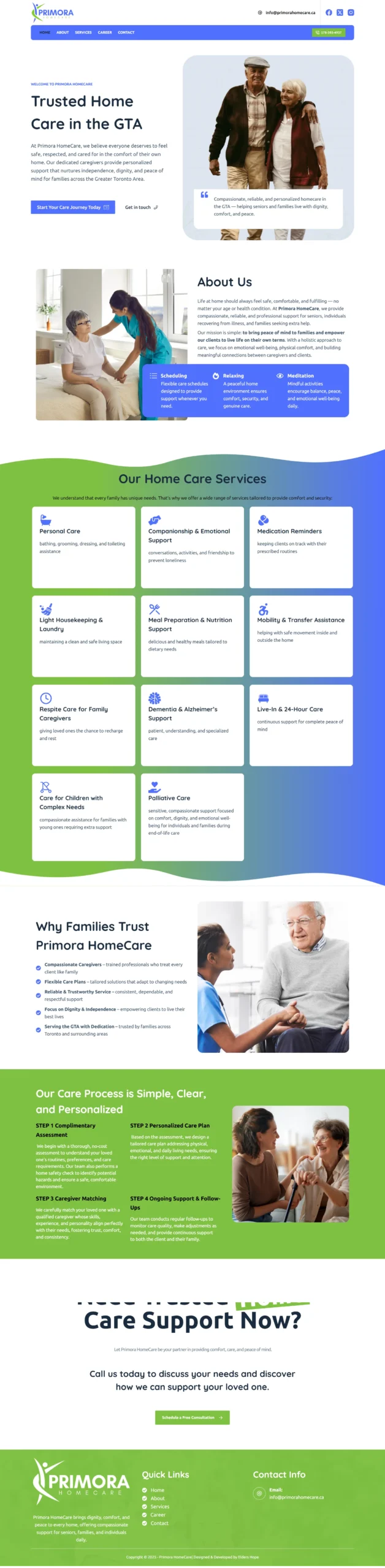 Portfolio 26 Primora Home Care Website Design 1 scaled