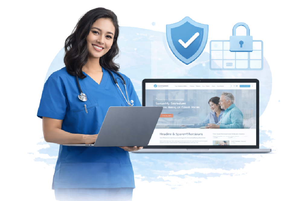 Home Care Website Design 12 HIPAA Safe Website Design for Home Care Agencies
