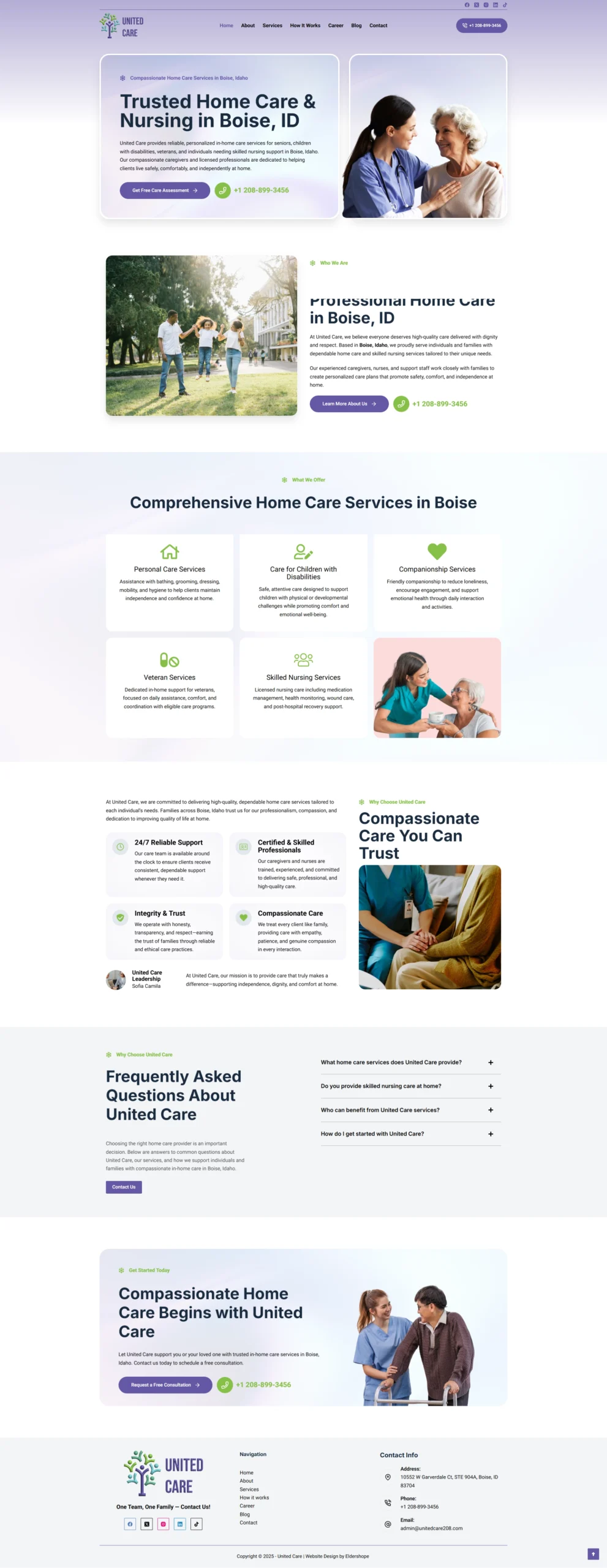 Portfolio 8 United Care Home Care Website Design 1 scaled